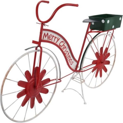 BICI METALLO NATALE 134X85CM